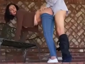 Amateur gay blowjob on the street for a quickie