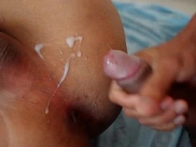 Sweet and youthful Asian boys in raw sex with ejaculation