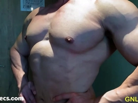 Steamy Asian hunk indulges in self-pleasure and nipple fetish