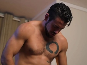 Dante Colle and Troye Dean in hot gay blowjob and anal action