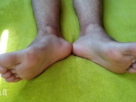 Sizzling feet on my bed - Enjoy the view!