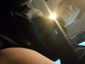 Shy bus boy reveals his sexy smooth penis in freeballing shorts