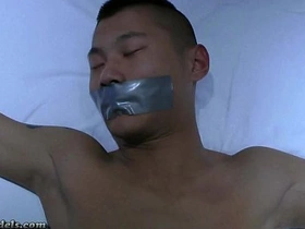 Young gay boys explore BDSM with big cock masters