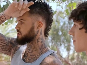 Muscular men enjoy poolside pleasure in steamy video