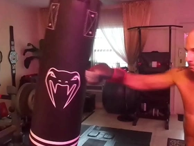 The hunk with a ripped body, Maxxx Loadz, the porn star champion