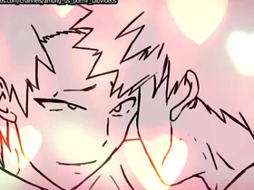 Bakugo and Kirishima's intense encounter in the My Hero series